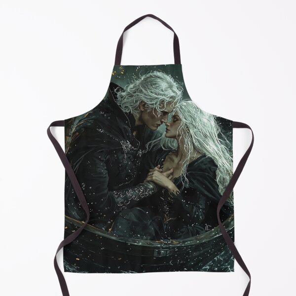 Item preview, Ethereal Embrace: Elven Lovers Adrift in the Midnight Tide designed and sold by oanaunciuleanu.