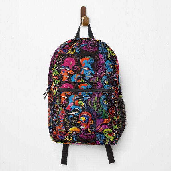 Item preview, Abstract Cartoon Faces Graffiti designed and sold by TheDarkWardrobe.