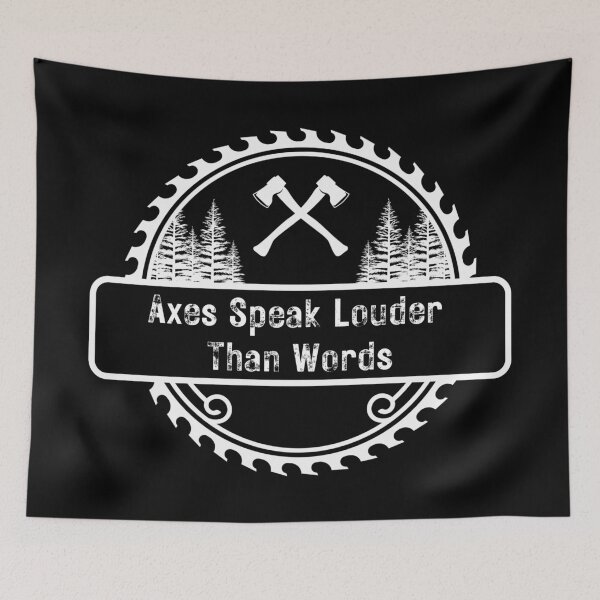 Item preview, Lumberjack Forest Axes White Design designed and sold by Creastore.