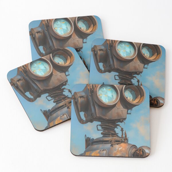 Item preview, Rusty Retro Robot with Large Lenses designed and sold by Juuskus.
