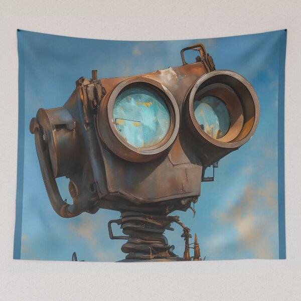 Item preview, Rusty Retro Robot with Large Lenses designed and sold by Juuskus.