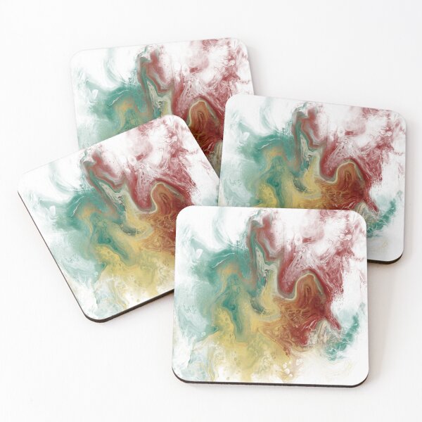 Item preview, Digital Fluid Art, Cells and Bubbles, White Background designed and sold by MayGreenAbgrall.