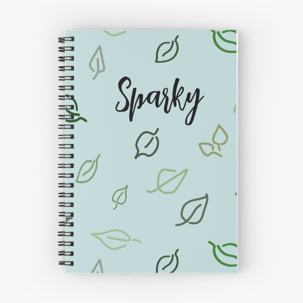 Item preview, Sparky Name Leaf Pattern Blue designed and sold by ClearAndHappy.