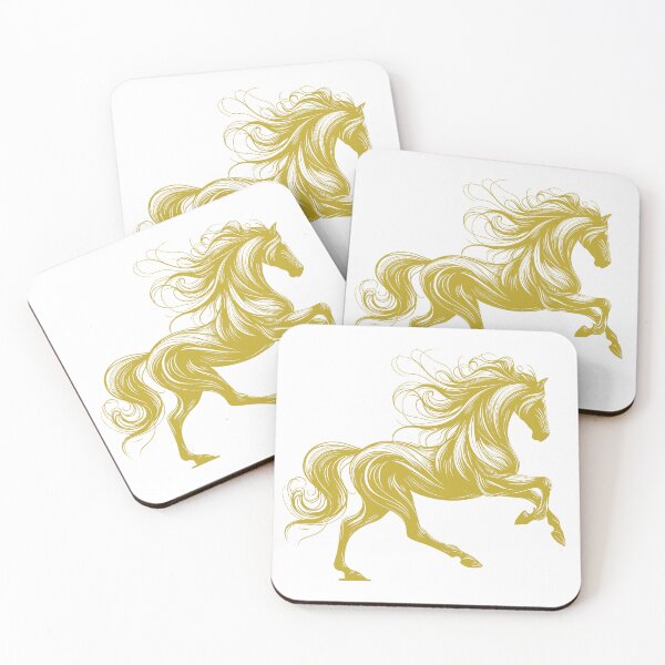 Item preview, golden horse lines  designed and sold by Mohamed Abd El Salaam.
