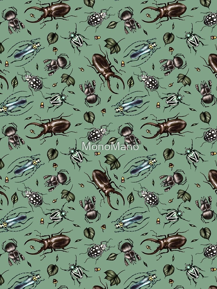 Colored beetle pattern - Insect collection by MonoMano