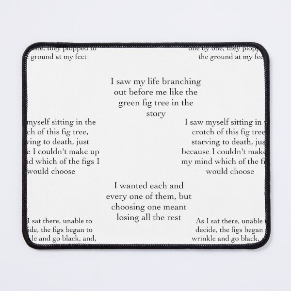 Item preview, Sylvia Plath fig tree quotes sticker 4 pack designed and sold by y2k-tees.