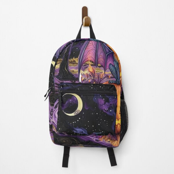 Item preview, Cosmic Halloween Twilight Familiar Starlit Spells. designed and sold by DigitalArtByNow.