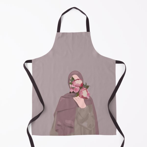 Item preview, Muslim hijabi girl with Flowers designed and sold by girlstrend.