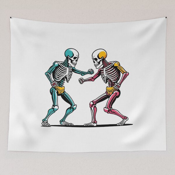 Item preview, Skeletons Battling designed and sold by HippieFarms11.