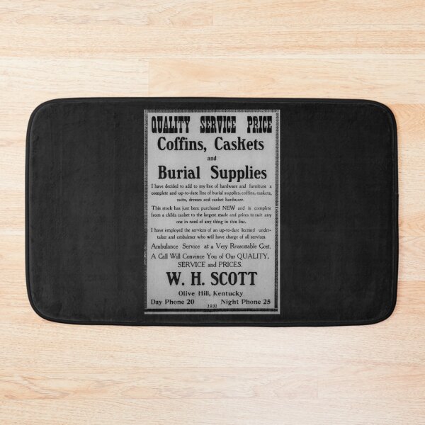 Item preview, W.H. Scott, Undertaker - Olive Hill, Kentucky designed and sold by JoezPlace.