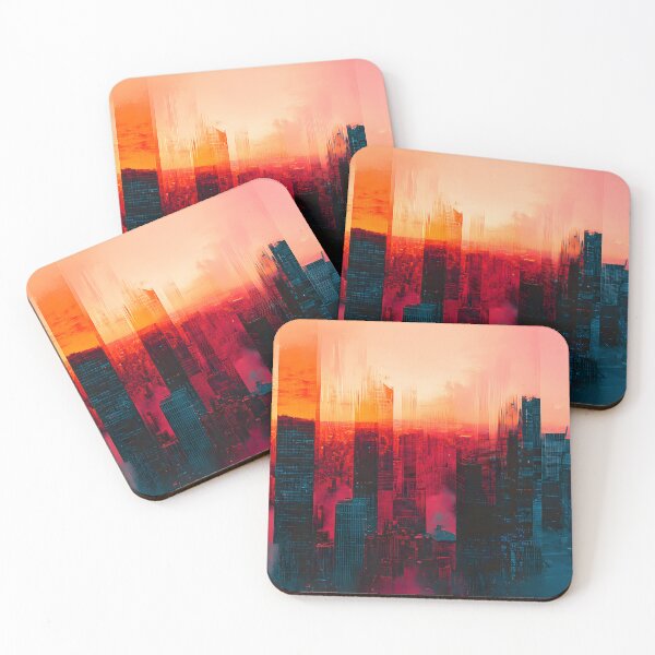 Artikelvorschau, Neon City: Glitchcore-Metropole entworfen und verkauft von AI-Only Creations.