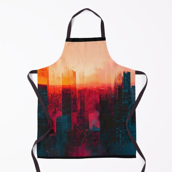 Artikelvorschau, Neon City: Glitchcore-Metropole entworfen und verkauft von AI-Only Creations.