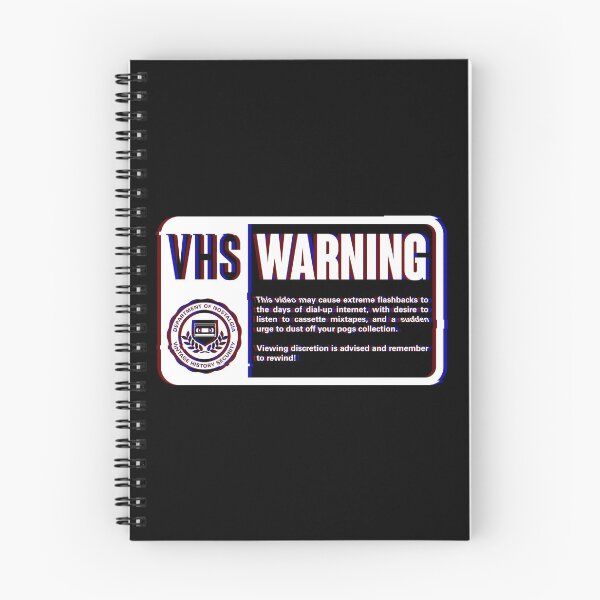 Item preview, VHS Nostalgia Warning - Vintage Movie Info designed and sold by Studio Mootant.