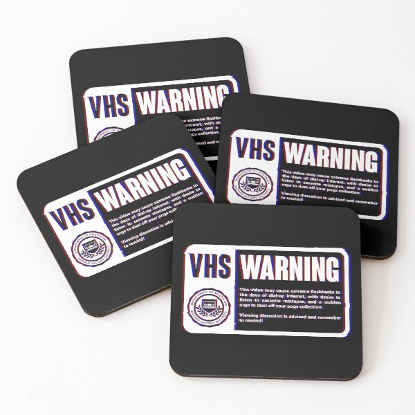 Item preview, VHS Nostalgia Warning - Vintage Movie Info designed and sold by Studio Mootant.