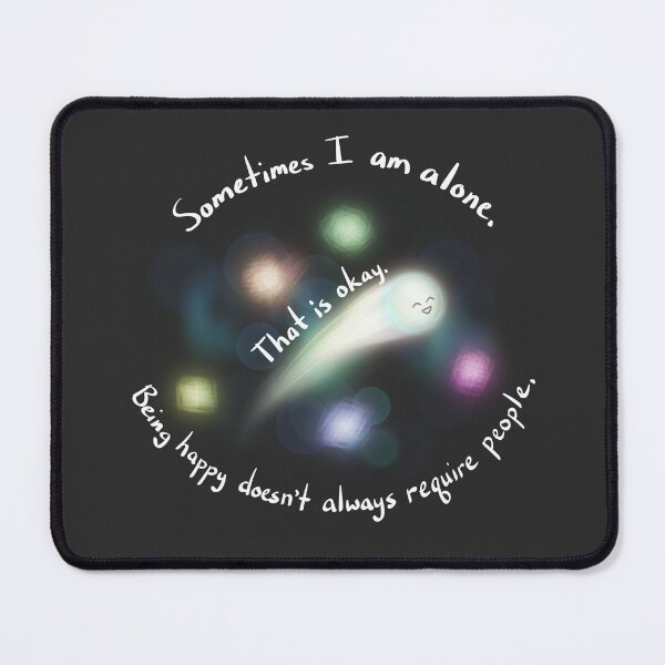 Item preview, Comet Happily Accepting Solitude And Being Alone designed and sold by s-and-t-studios.