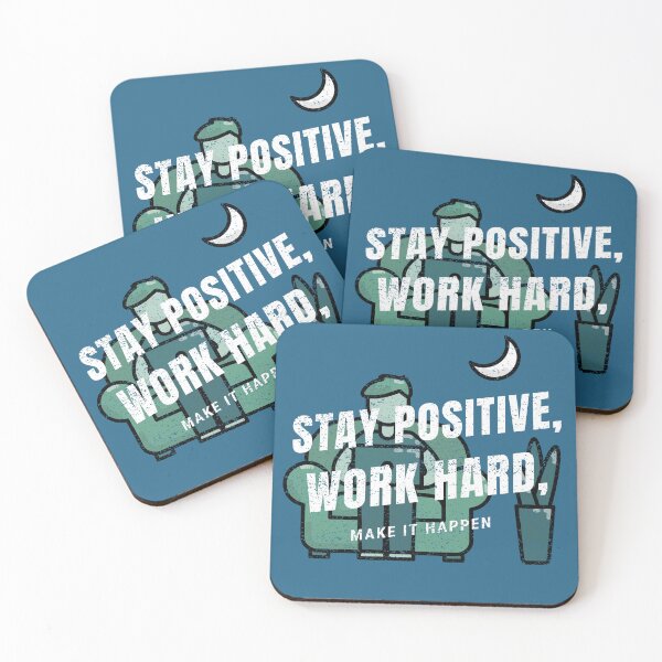 Item preview, Stay Positive, Work Hard, Make It Happen designed and sold by PositivelyPrinted.