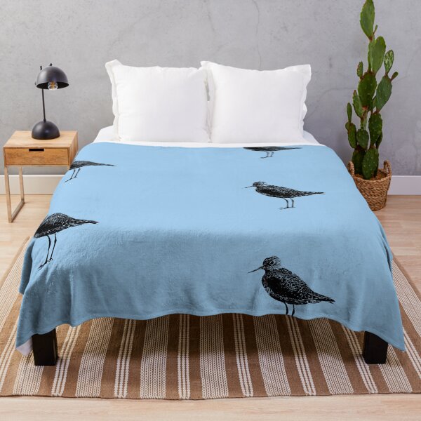 Item preview, Solitary Sandpiper Black Design designed and sold by designsasstultd.
