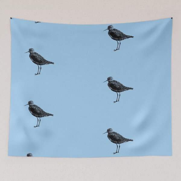 Item preview, Solitary Sandpiper Black Design  designed and sold by designsasstultd.