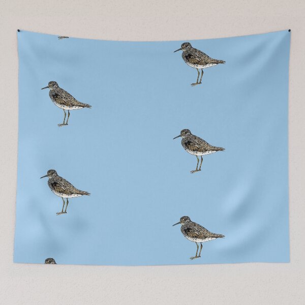 Item preview, Solitary Sandpiper Black Alternate Design  designed and sold by designsasstultd.