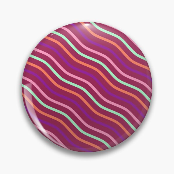 Item preview, Rainbow Colored Varying Wave Lines Parallel Wavy Strips designed and sold by EvergreenMotifs.