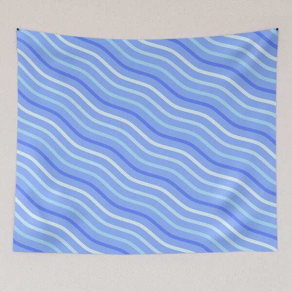 Item preview, Colorful Vivid Prismatic Polychrome Multicolor Jagged Waves designed and sold by EvergreenMotifs.
