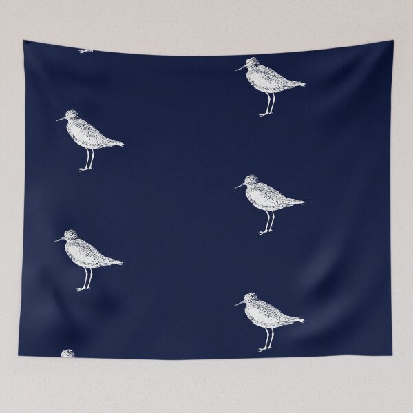 Item preview, Solitary Sandpiper White Design  designed and sold by designsasstultd.