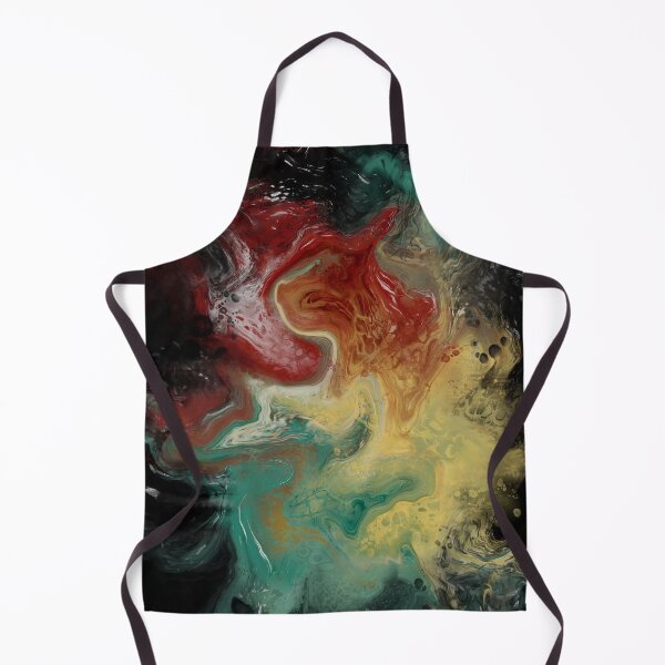 Item preview, Digital Fluid Art, Cells and Bubbles, Black background designed and sold by MayGreenAbgrall.