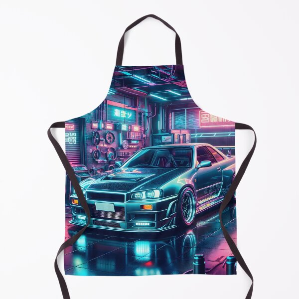 Item preview, Skyline R34 in Neon Garage designed and sold by RCStoreUy.