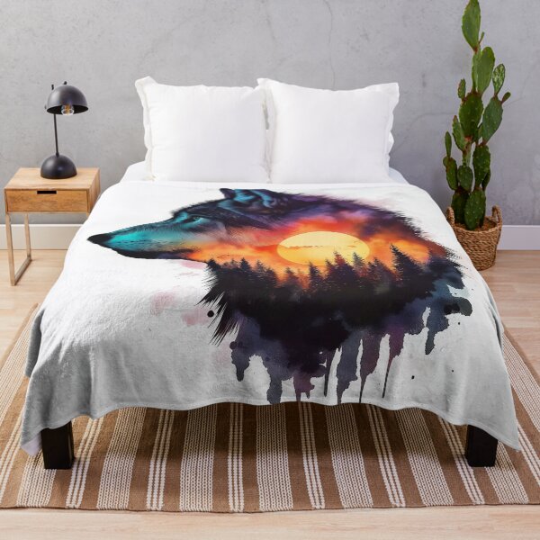 Item preview, Sunset Wolf: Nature's Spirit designed and sold by Suzana Djordjevic.