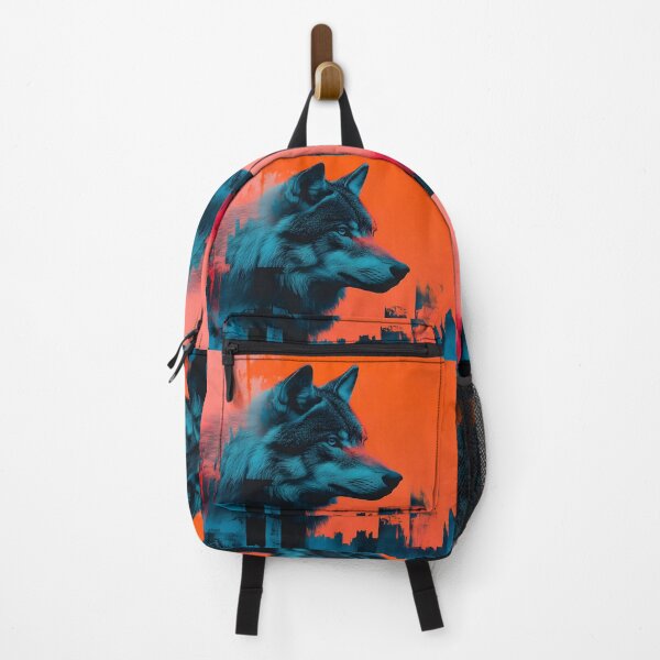 Item preview, Glitch Wolf: Neon Howl designed and sold by AI-Only Creations.
