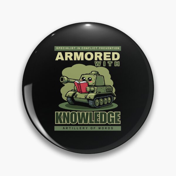 Item preview, Armored with knowledge, Specialist in conflict prevention designed and sold by antcpjr682.