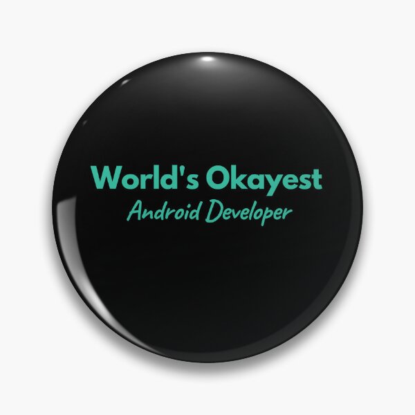 Item preview, World's Okayest Android Developer designed and sold by Redstrawberry13.