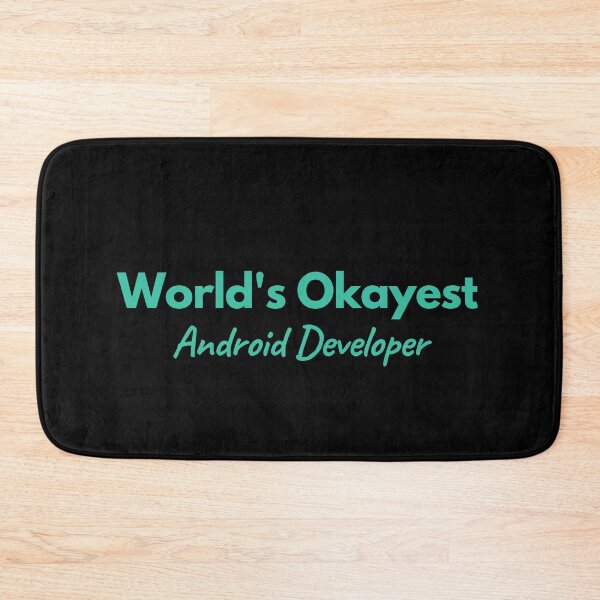 Item preview, World's Okayest Android Developer designed and sold by Redstrawberry13.