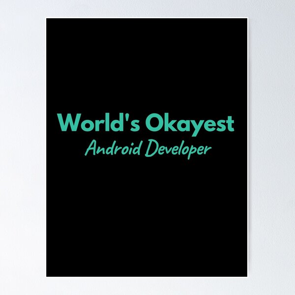 Artikel-Vorschau von Der okayste Android-Entwickler der Welt, designt und verkauft von Redstrawberry13.