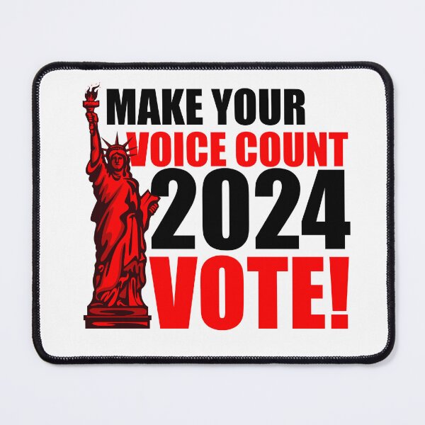 Item preview, Make Your Voice Count 2024 Vote - 2024 Elections - Your voice, your vote designed and sold by teebytes.