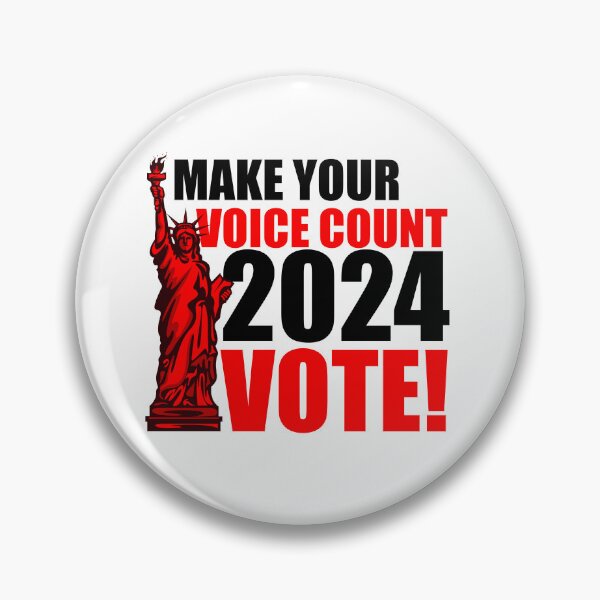 Item preview, Make Your Voice Count 2024 Vote - 2024 Elections - Your voice, your vote designed and sold by teebytes.