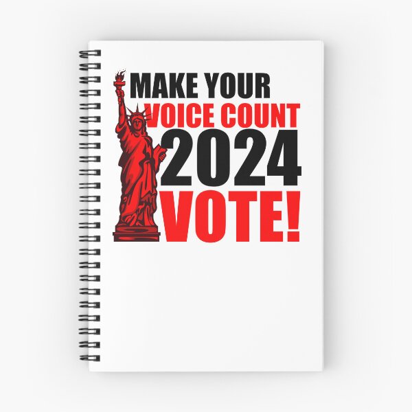 Item preview, Make Your Voice Count 2024 Vote - 2024 Elections - Your voice, your vote designed and sold by teebytes.