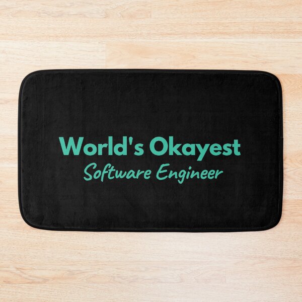 Item preview, World's Okayest Software Engineer designed and sold by Redstrawberry13.