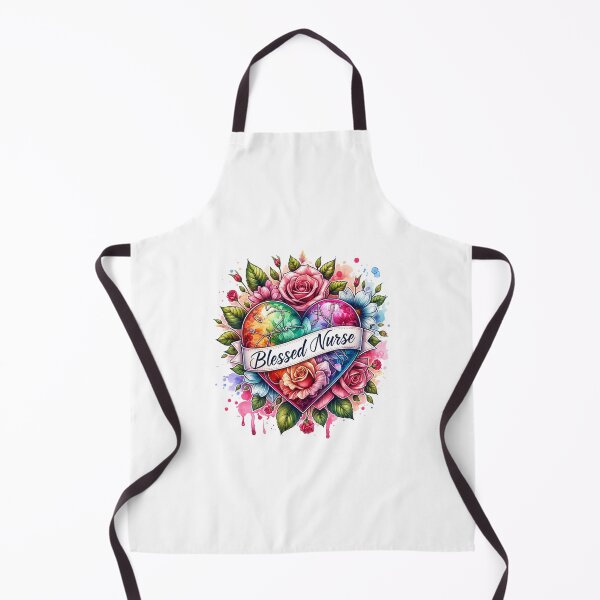 Item preview, "Blooming Heart – Blessed Nurse Floral Art" designed and sold by artedigital99.