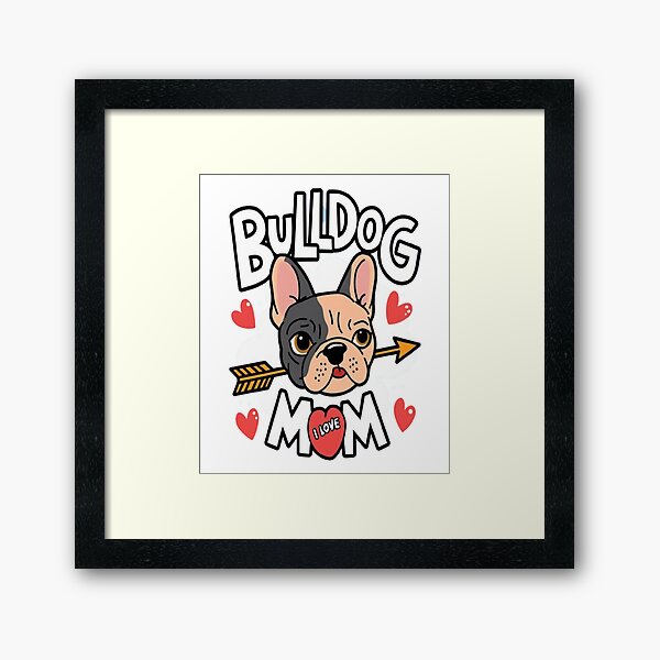 Item preview, Proud French Bulldog with Mom Tattoo designed and sold by Petpixy.