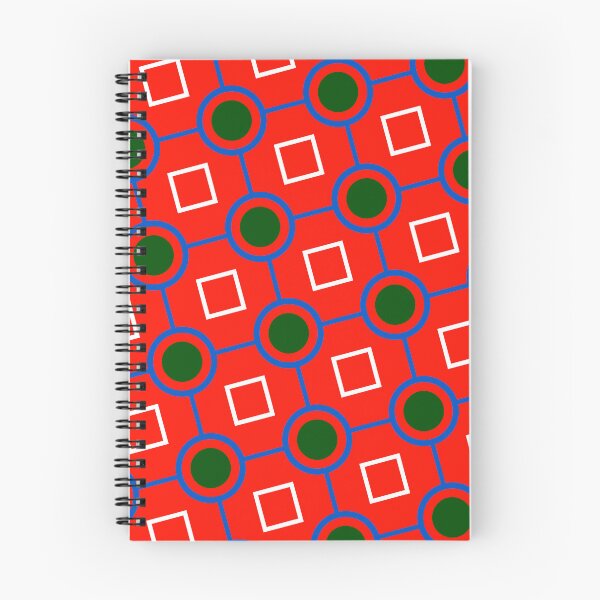 Item preview, Colorful Geometric Sequenced Grid Pattern Repeating Design designed and sold by EvergreenMotifs.