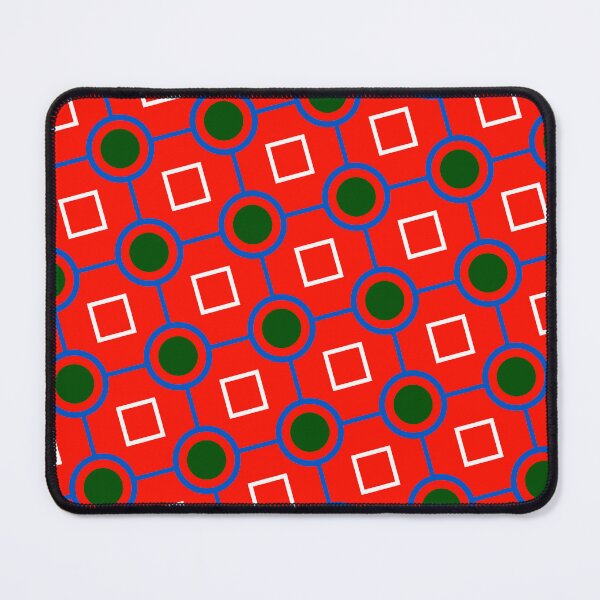 Item preview, Colorful Geometric Sequenced Grid Pattern Repeating Design designed and sold by EvergreenMotifs.
