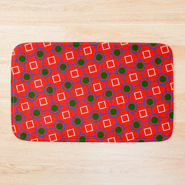 Item preview, Colorful Geometric Sequenced Grid Pattern Repeating Design designed and sold by EvergreenMotifs.