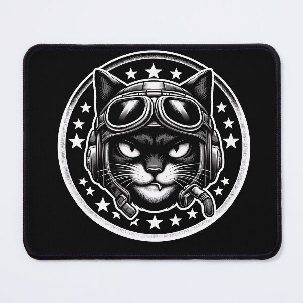 Item preview, Cat Pilot Patch  (2) designed and sold by PunkerLazar.