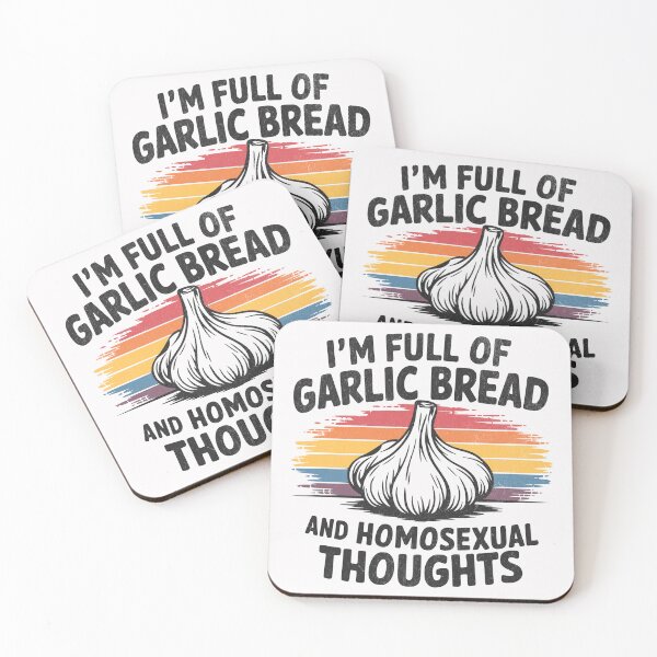 Item preview, Garlic Bread And Homosexual Thoughts designed and sold by Beanster-nl.
