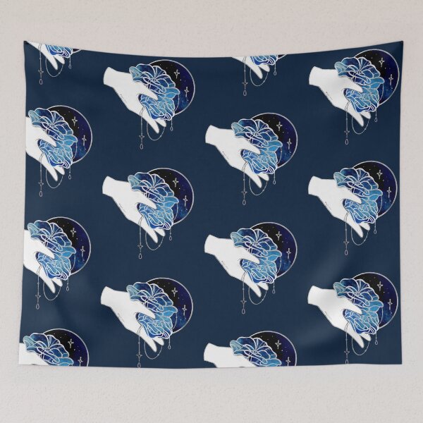 Item preview, Midnight Offering (blue) designed and sold by heysoleilart.