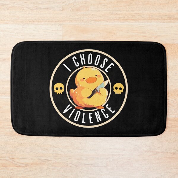 Item preview, I Choose Violence Funny Duck designed and sold by KalicoDesignUS.