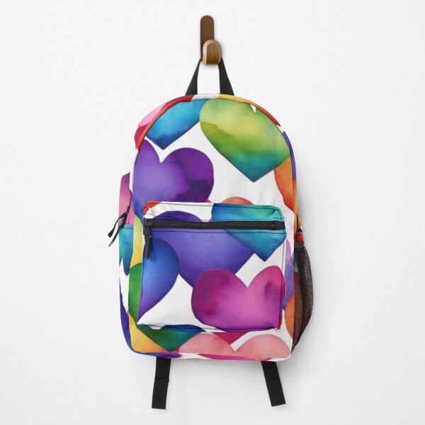 Item preview, DIGITAL PRINT - Rainbow Hearts designed and sold by Homescu Ioana.