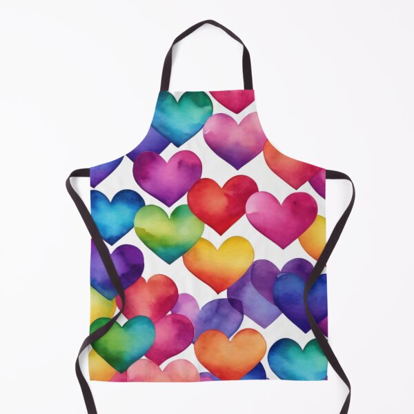 Item preview, DIGITAL PRINT - Rainbow Hearts designed and sold by Homescu Ioana.