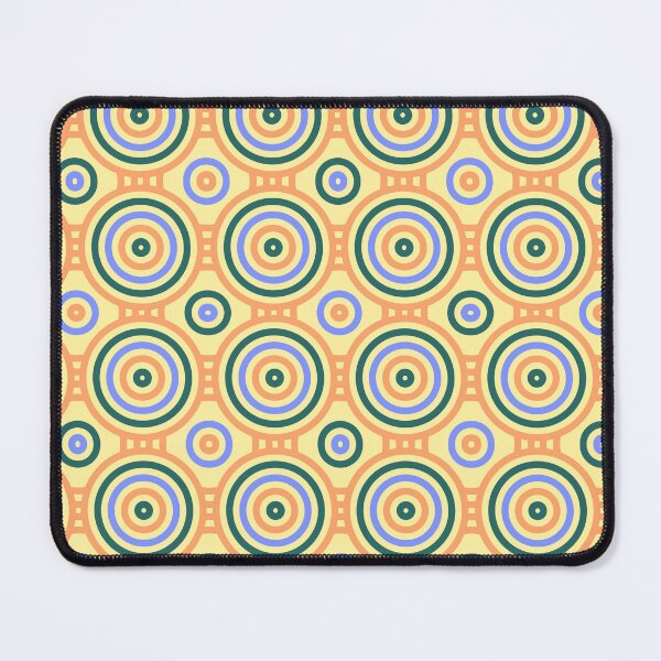 Item preview, Geometric Rings Circles Bullseye Target Grid Pattern Geometry designed and sold by EvergreenMotifs.
